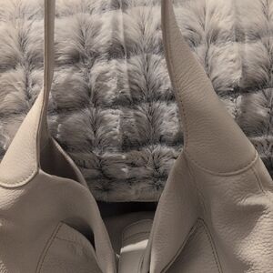 Dooney & Bourke Taupe Leather Shoulder Bag